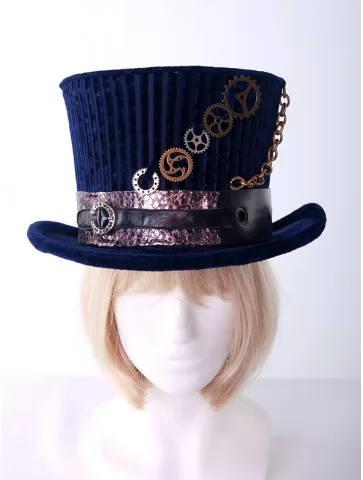 Цилиндр стимпанк унисекс