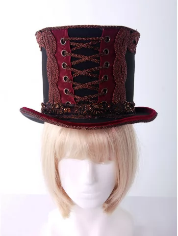 Цилиндр стимпанк женский