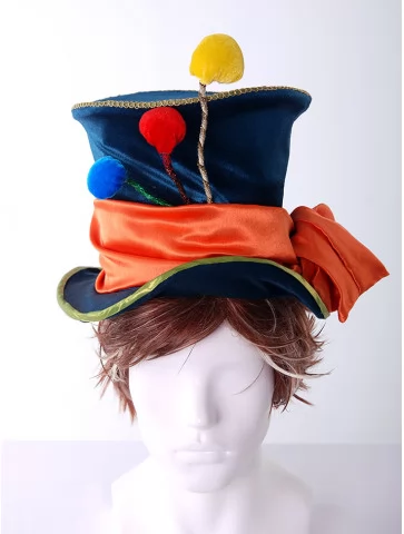 Цилиндр шляпник бархат