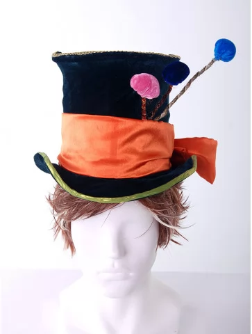 Цилиндр шляпник бархат