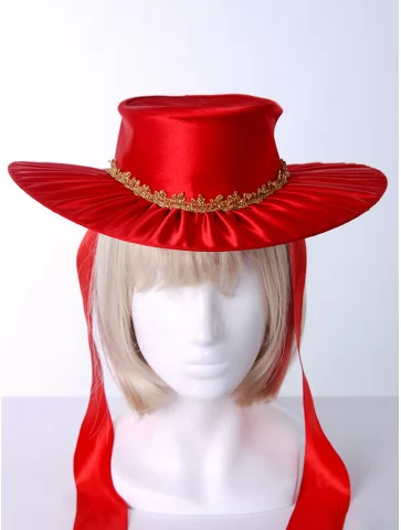 Шляпа женская атлас