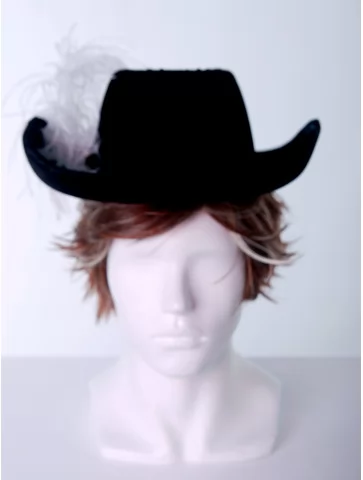 Шляпа мужская бархат