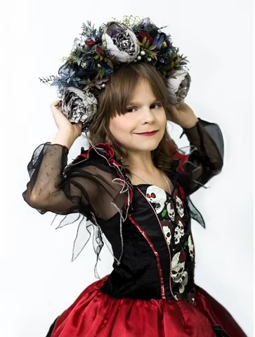 Костюм Санта Муерте Чорних...