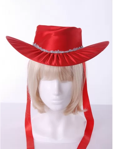 Шляпа женская атлас