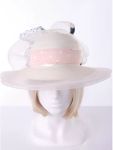 Шляпа женская плетеная