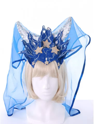 Корона фея месяц шлейф