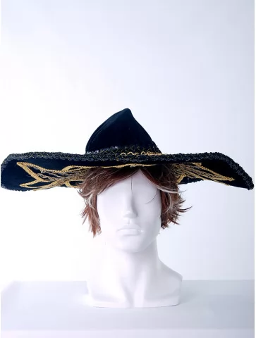 Сомбреро мужское бархат