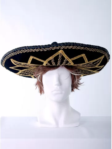 Сомбреро мужское бархат