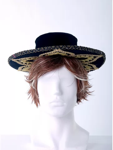 Сомбреро мужское бархат