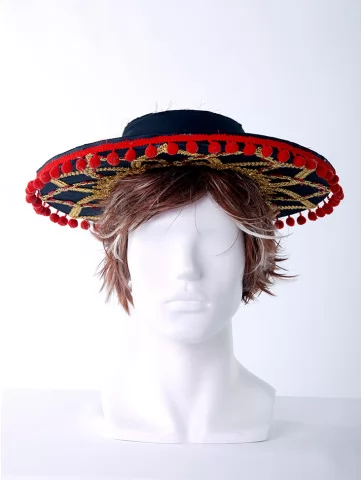 Сомбреро мужское атлас