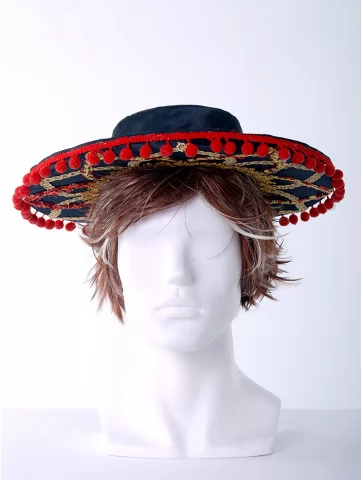 Сомбреро мужское атлас