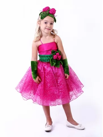 Костюм яскрава малинка