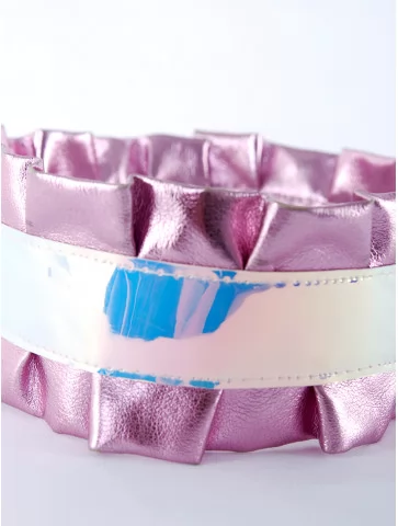 Пояс галограма рожевий