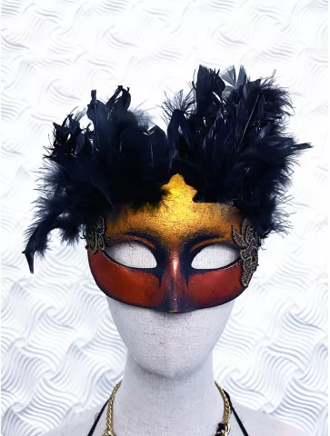 Маска Карнавальна золото