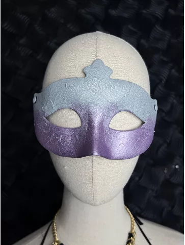 Маска карнавальна фіолетова