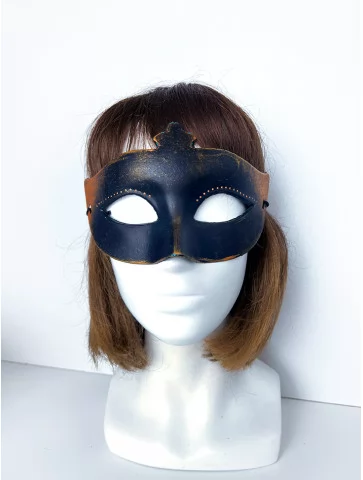 Маска карнавальна чорна