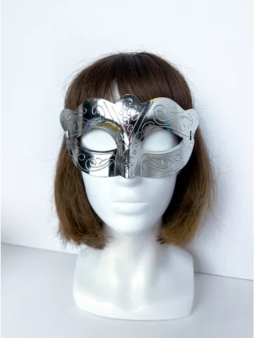 Маска Карнавальна срібна
