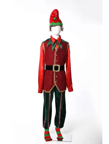 Костюм ельфа з бордовим...