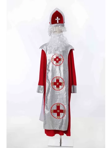 костюм Святий Миколай Срібний