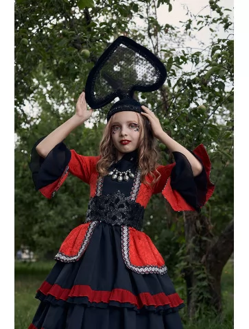 костюм Чорної Дами з Аліси...