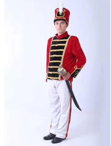Костюм Гусар Красный