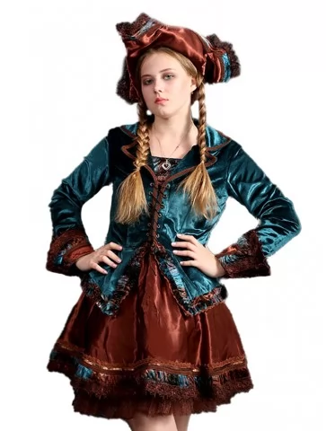 Костюм Бірюзова Піратка Бароко