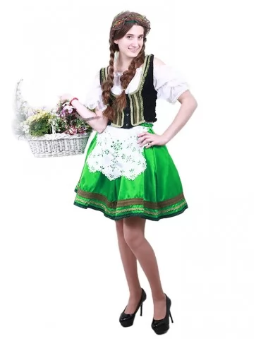 Костюм Баварка в зеленому