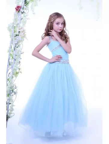 Сукня ніжно блакитна святкова