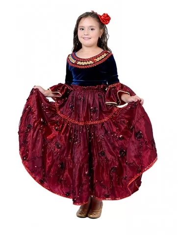 Костюм Циганки з бордовою...
