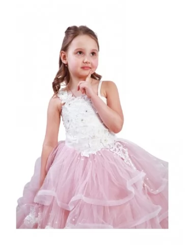 Бальное платье с жемчугом