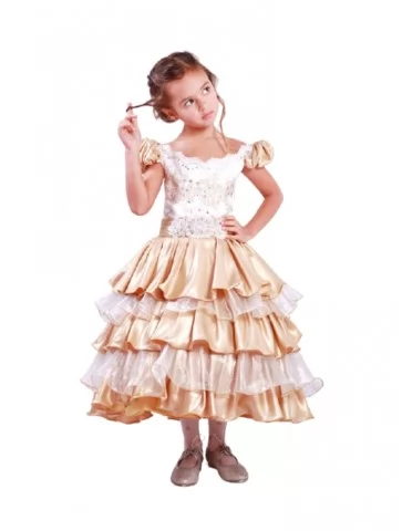 Платье бальное рюш