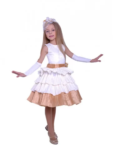 Сукня бальна Молочно-Золота...