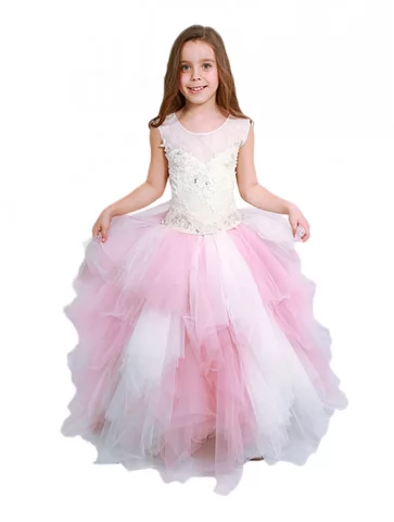 Сукня бальна Молочно-Рожева...