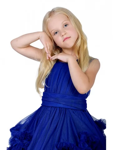 Сукня хмаринка  індіго