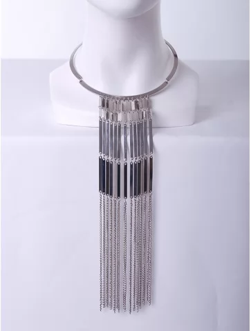 Чокер серебро цепи