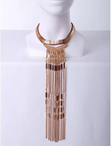 Чокер длинные цепи