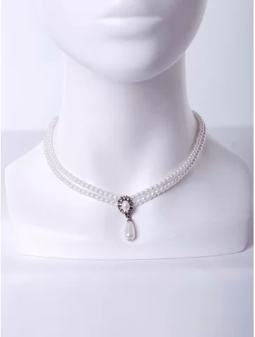 Чокер жемчужный с капелькой