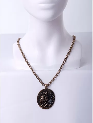 Кулон стимпанк Сова