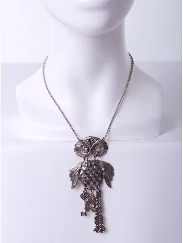 Кулон стимпанк Сова