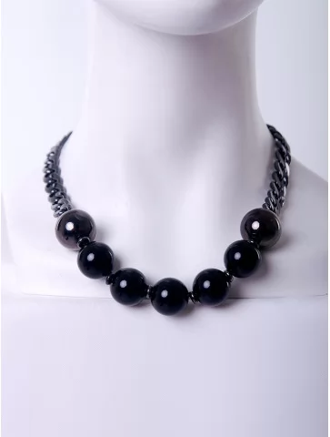 Бусы круглые на цепи