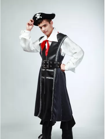Костюм Пірата в сірому кольорі