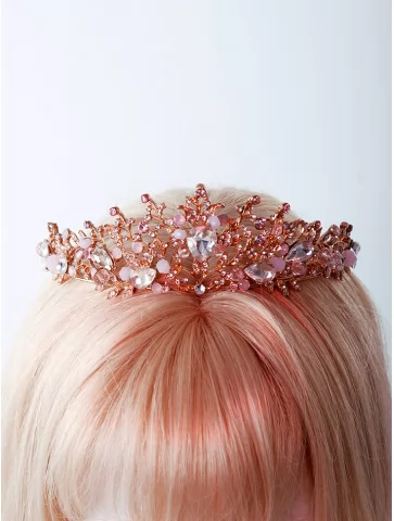 Бронзовая корона с камнями