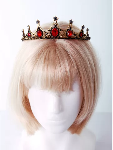 Золотая корона с чёрными и...