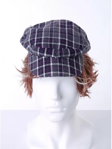 Кепка клетчатая