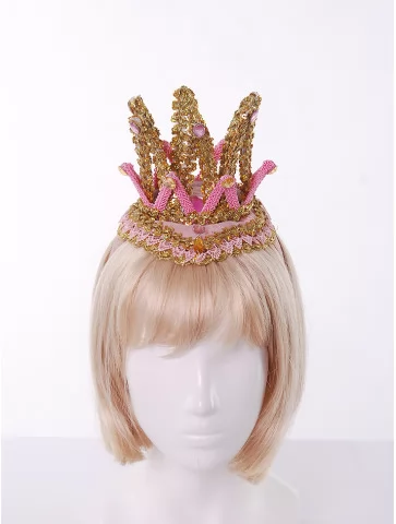 Корона принцессы розовая с...