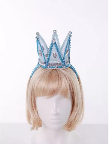 Корона принцессы голубая