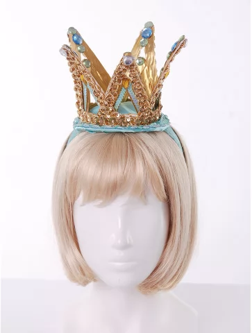 Корона принцессы золотая с...