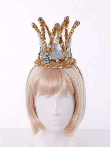 Корона принцессы золотая