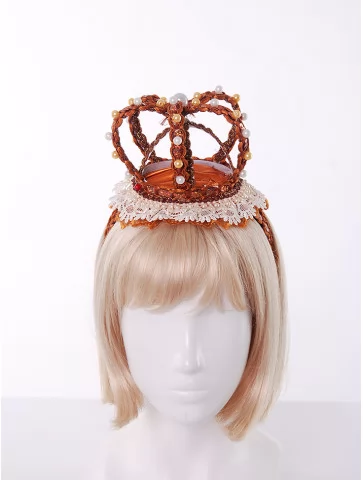 Корона принцессы красная