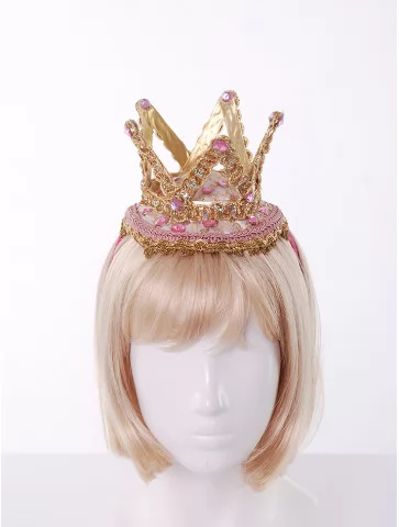 Корона принцессы золотая